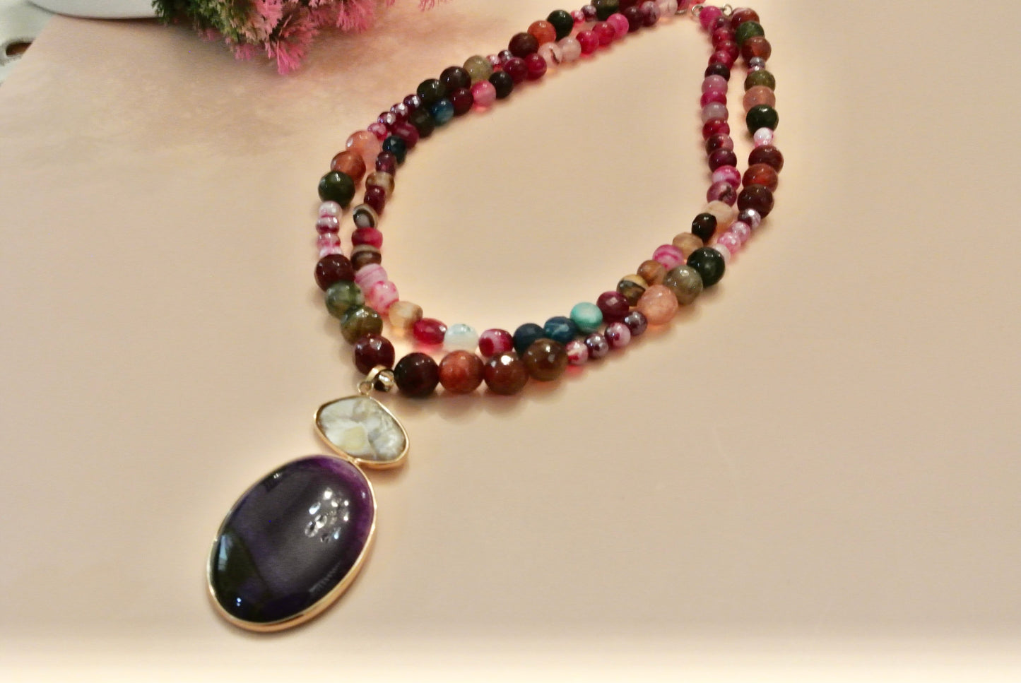 Amethyst stone mix with N-142