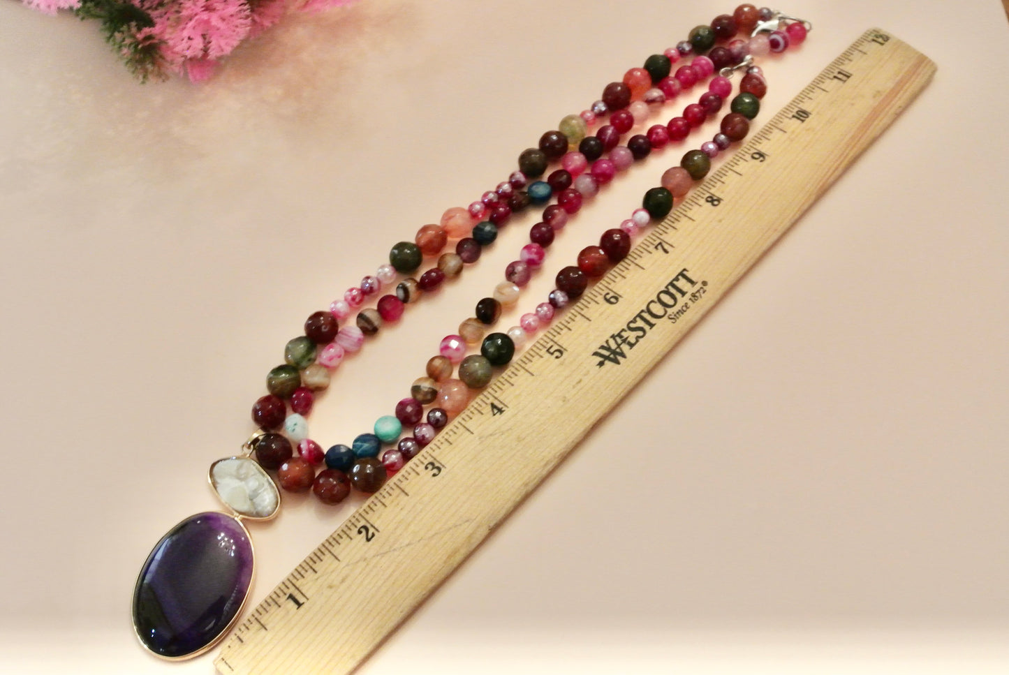 Amethyst stone mix with N-142