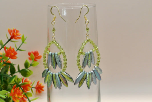 Daggers Two colors Earrings E-194