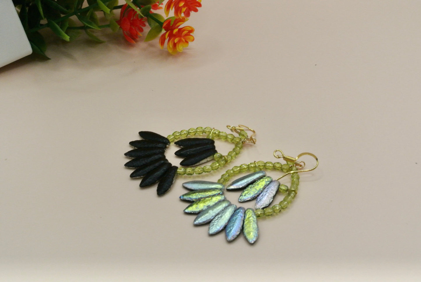 Daggers Two colors Earrings E-194