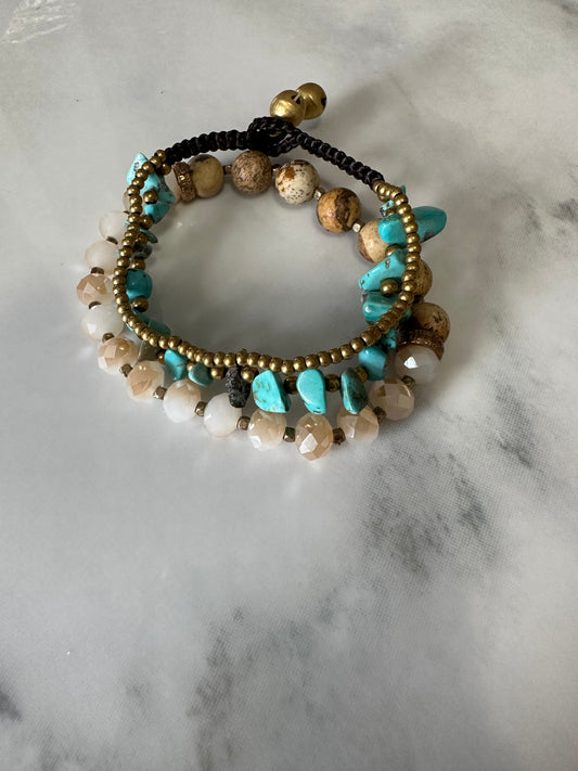 Turquoise Mix bracelets B-110