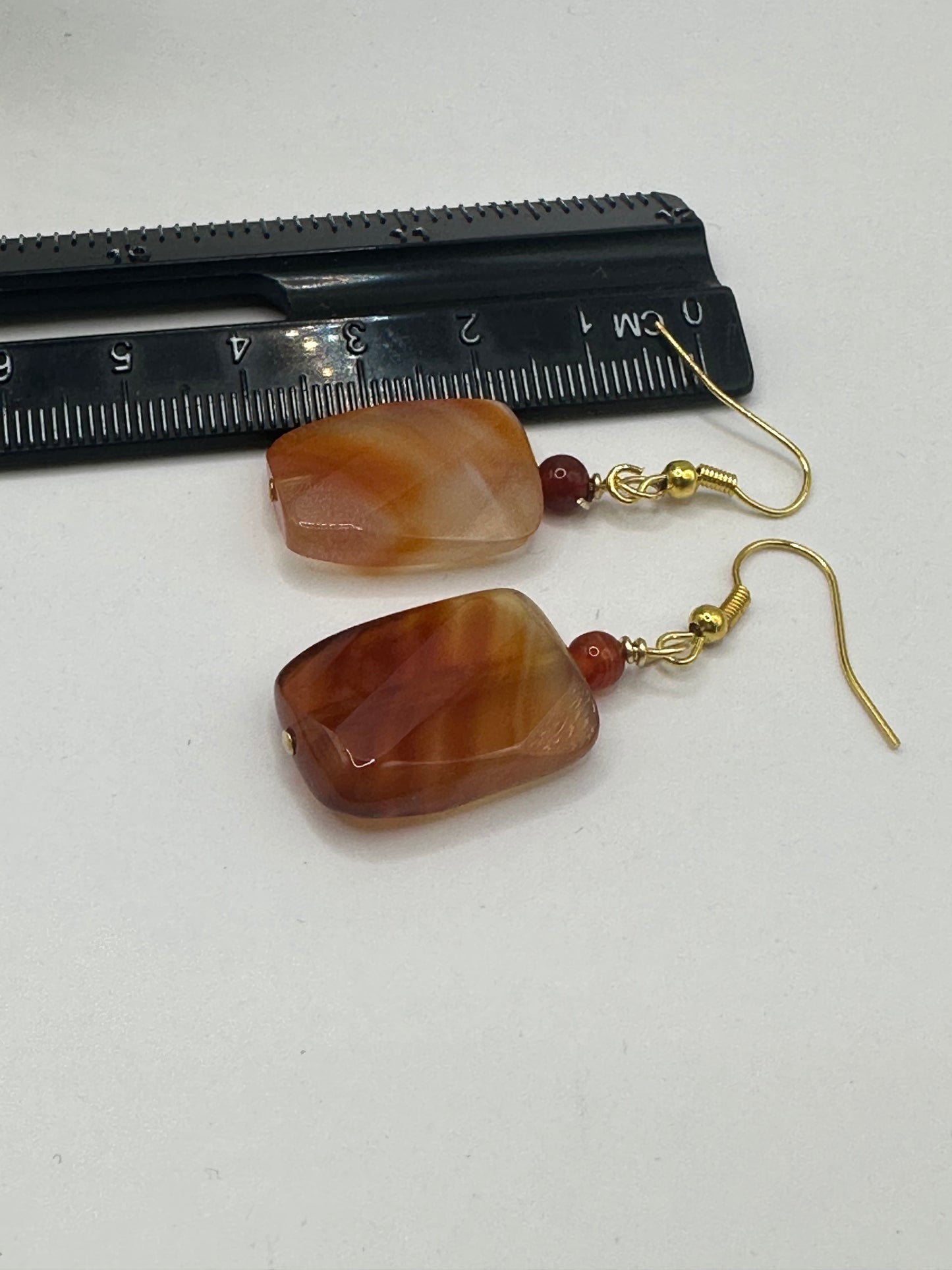 Carnelian earrings E-161