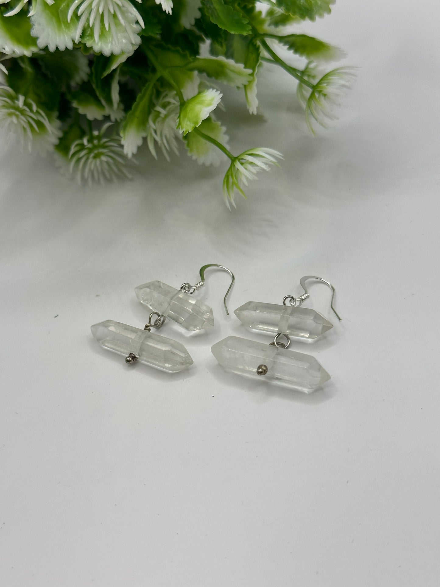 Crystal Quartz Earrings E-154