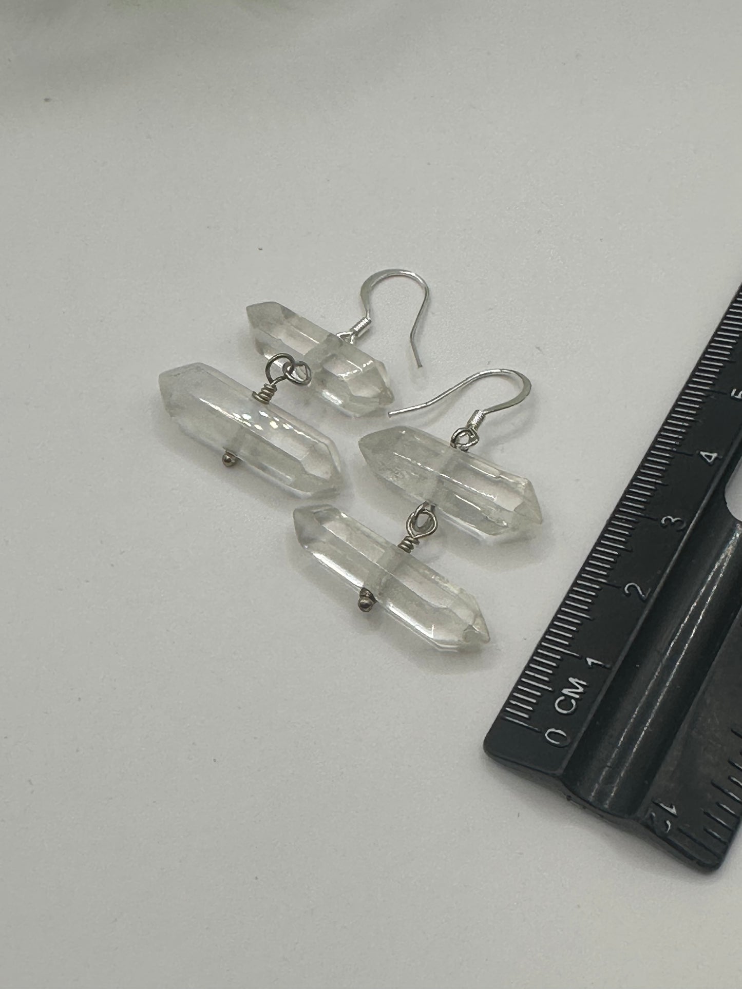 Crystal Quartz Earrings E-154