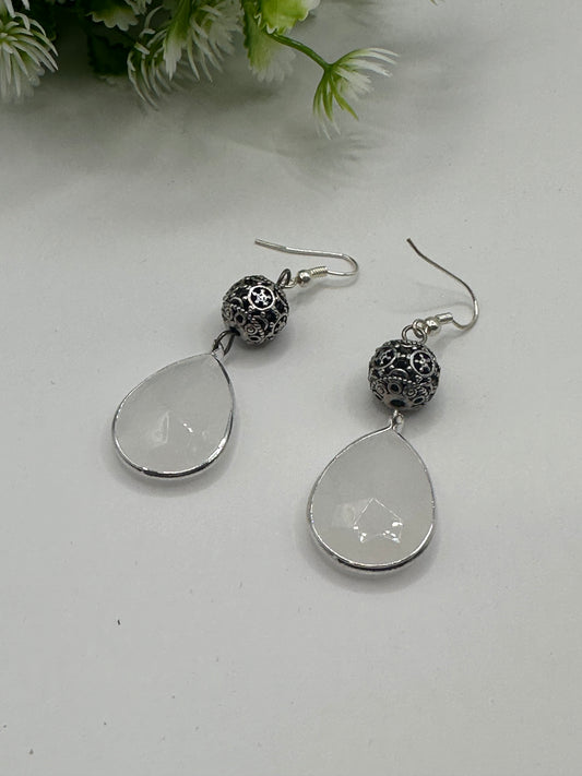 Drop Faceted Earrings E-151