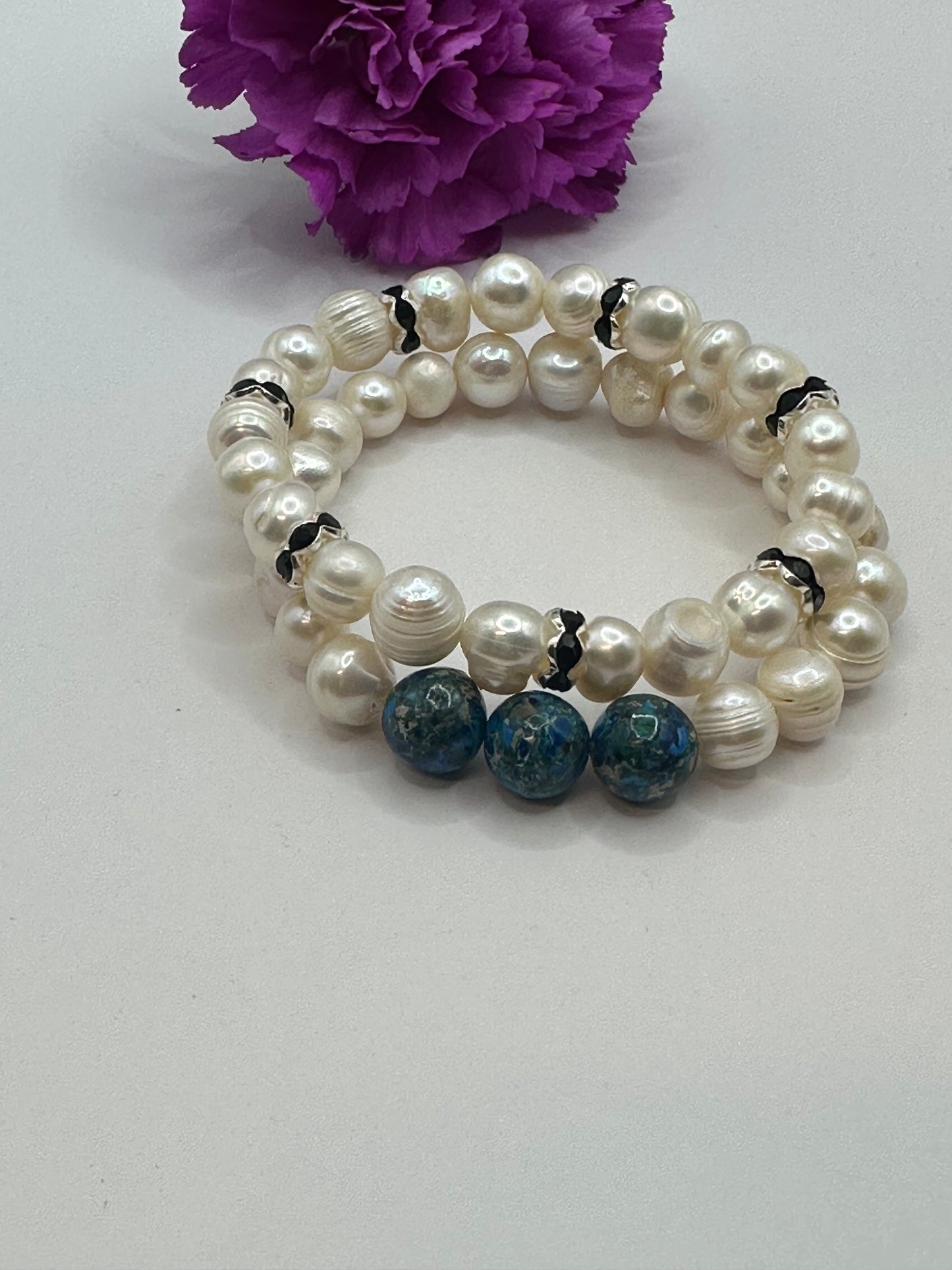 Stackable Pearls bracelets B-154