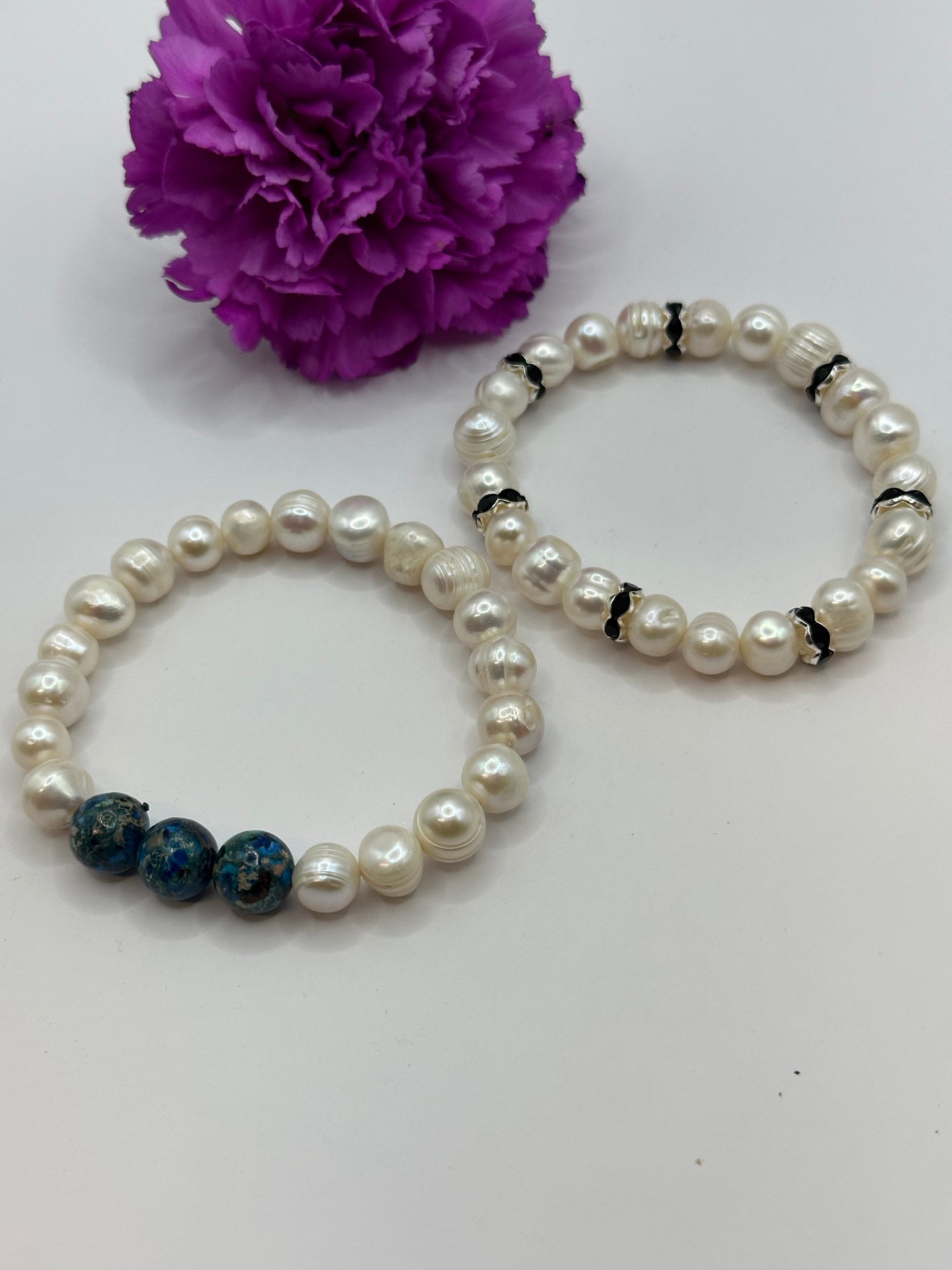 Stackable Pearls bracelets B-154