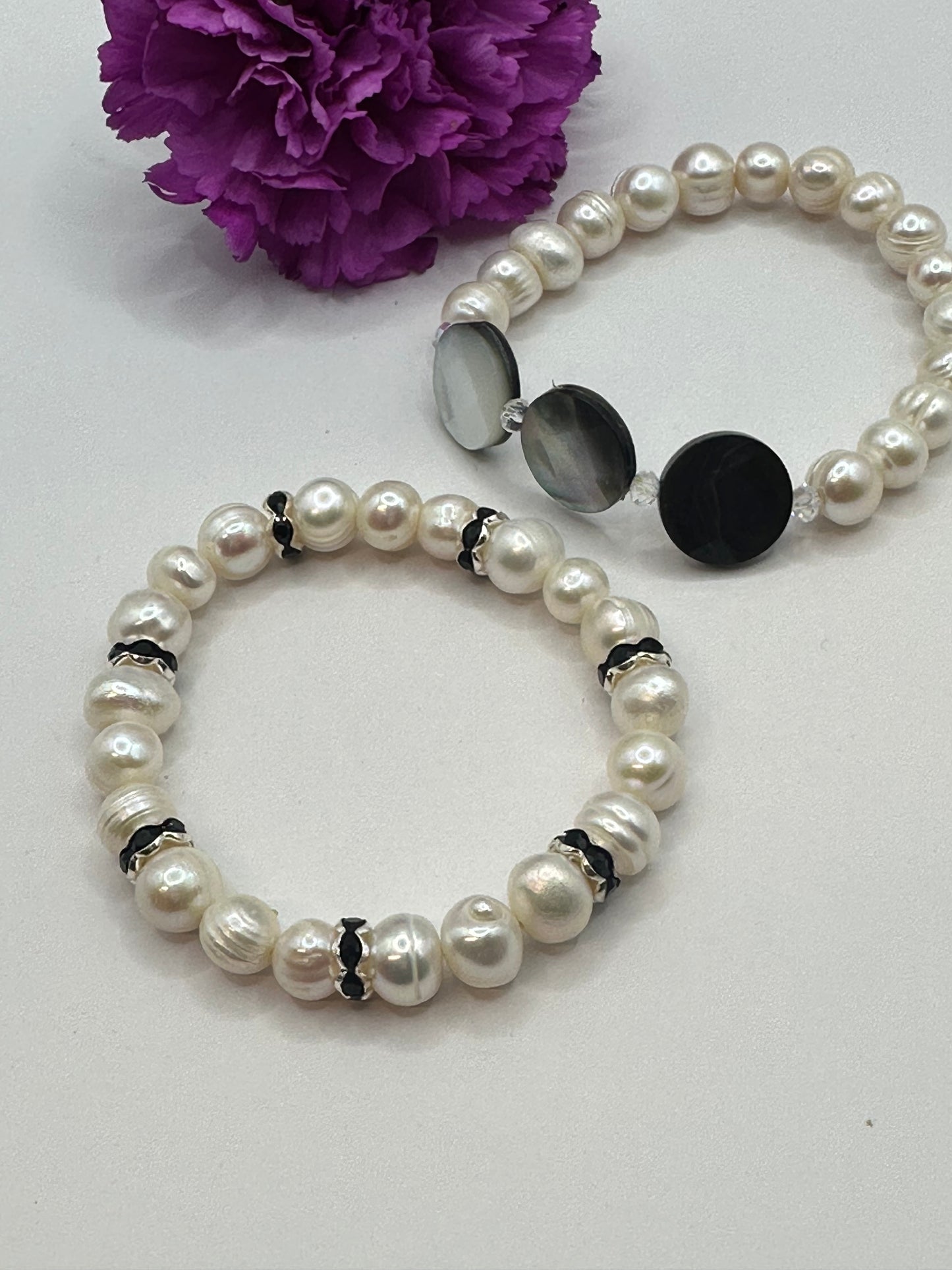 Stackable Pearls Bracelets #B-155