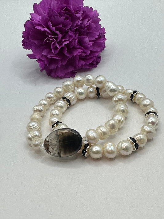 Stackable Pearls Bracelets B-157