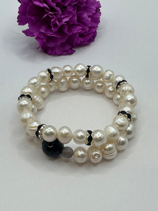 Stackable Pearls Bracelets B-158