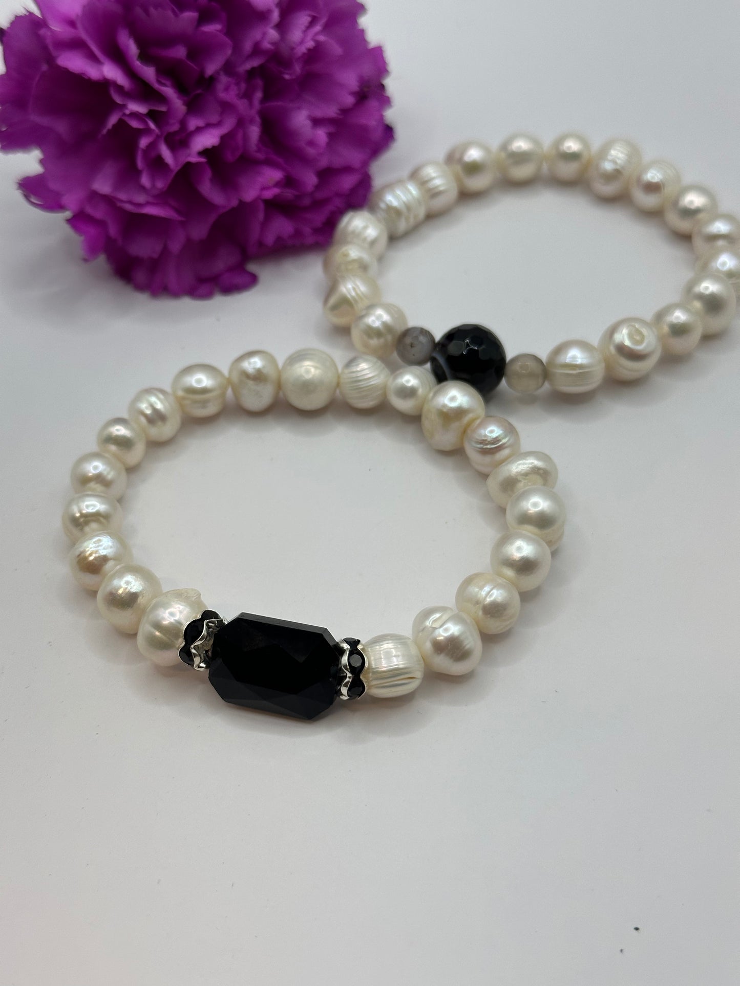 Stackable pearls bracelets B-160