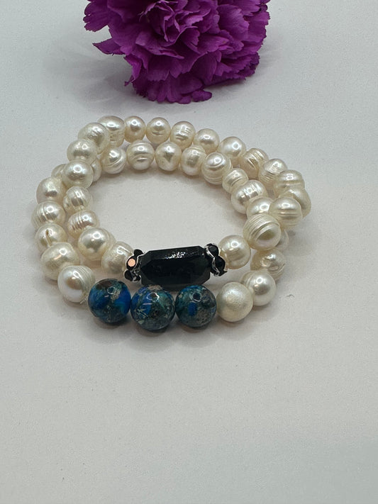 stackable pearl Bracelets B-161