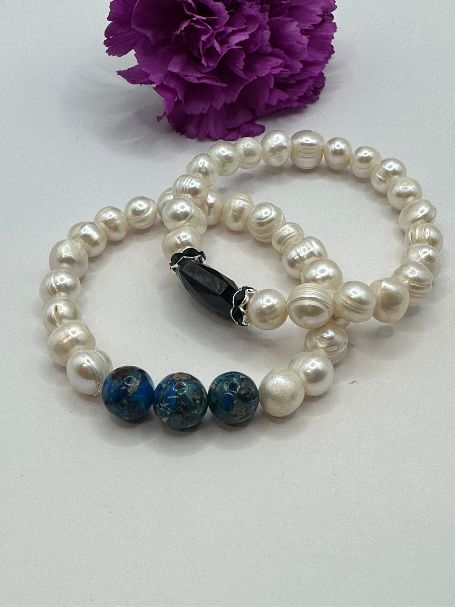 stackable pearl Bracelets B-161