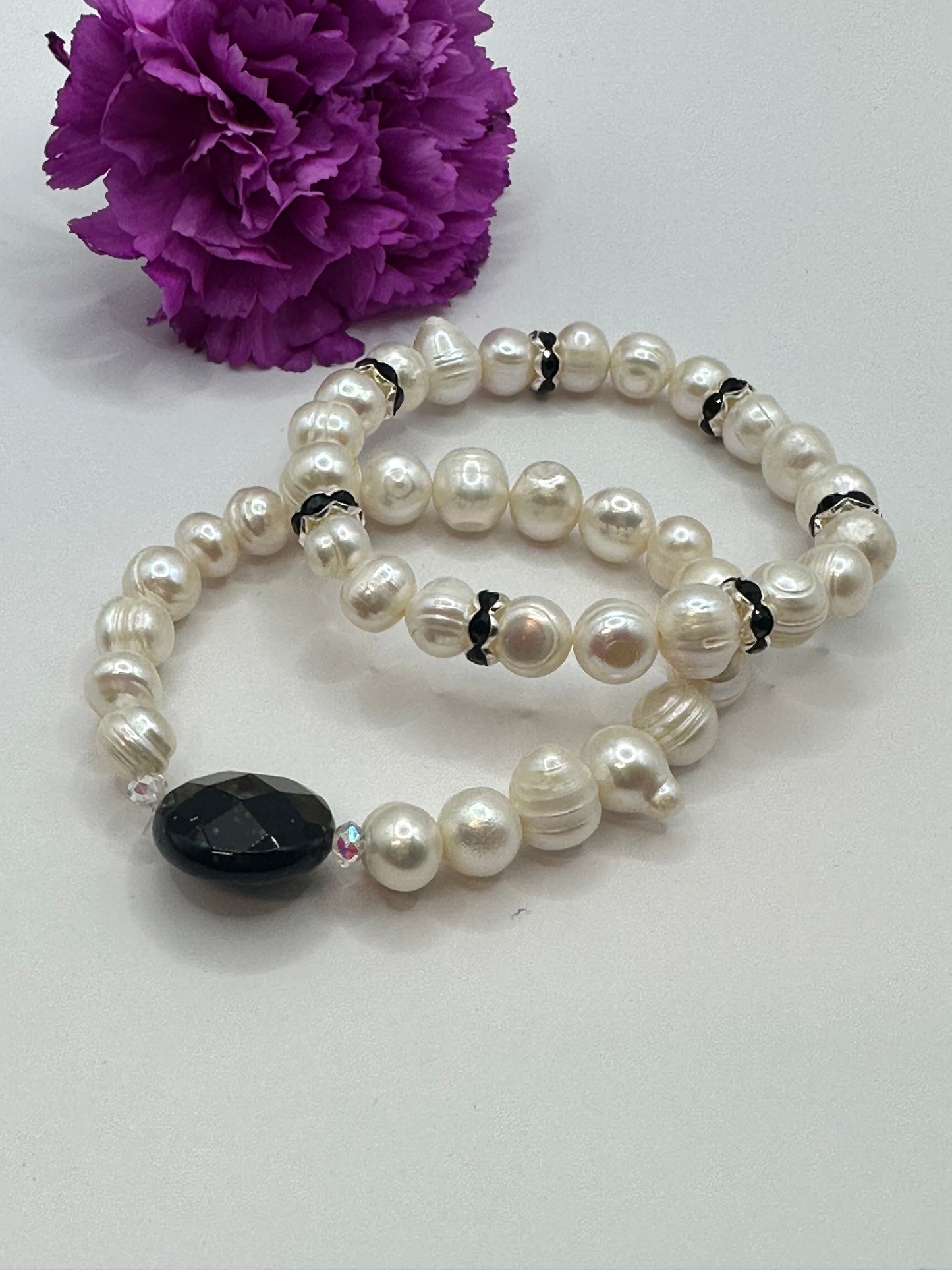 Stackable Pearls Bracelets B-162