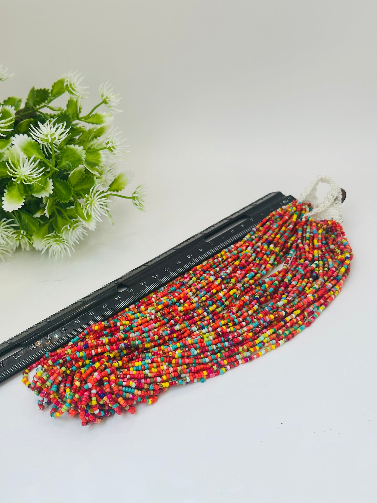 Multi colors seed beads Multi strands Necklace N-130