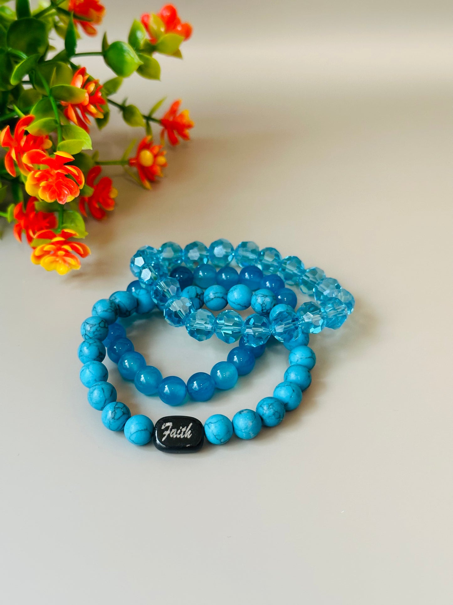 Ocean Blue Mix Bracelets B-170