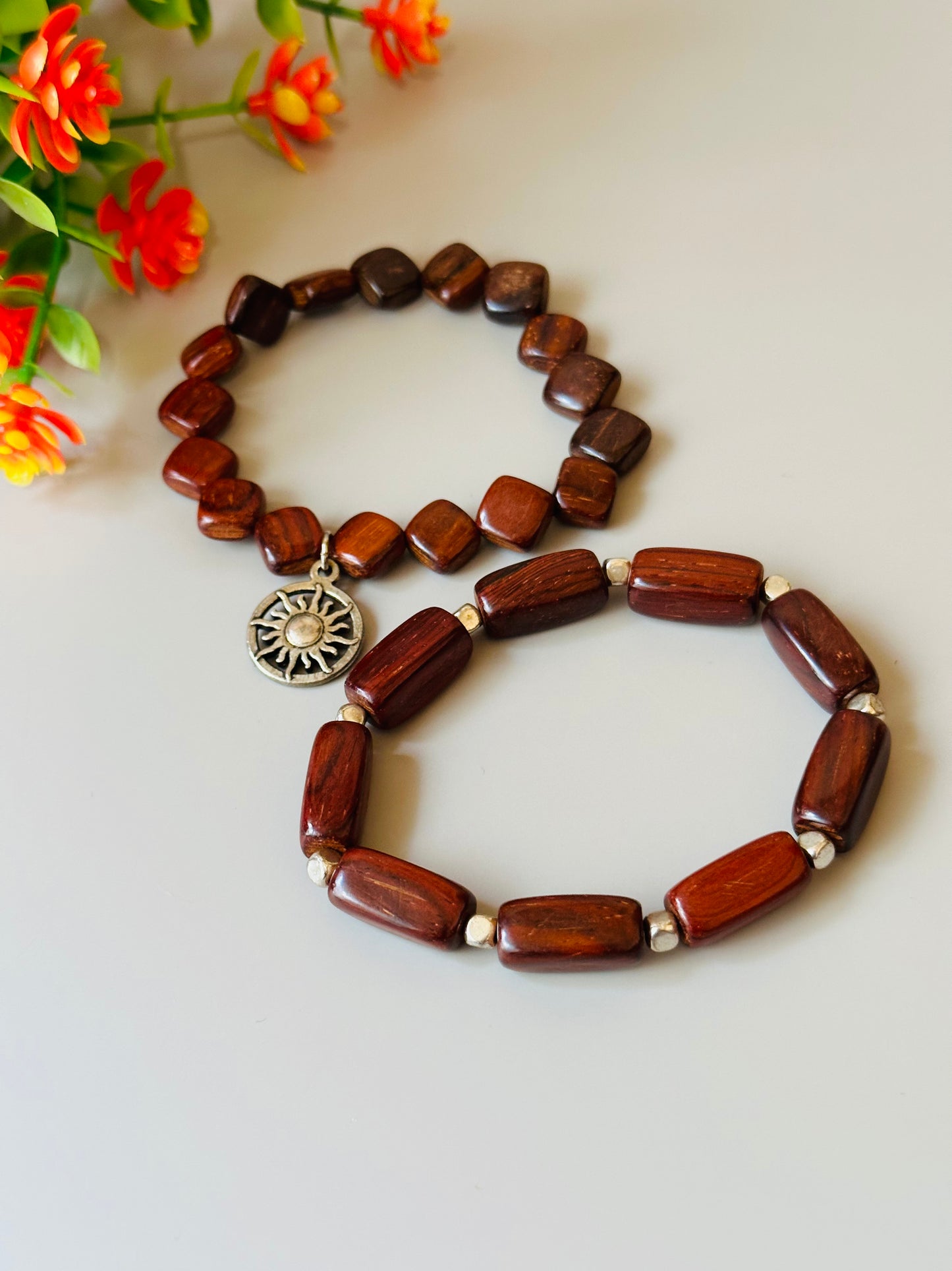 The Sun Wood Mix Bracelets B-174