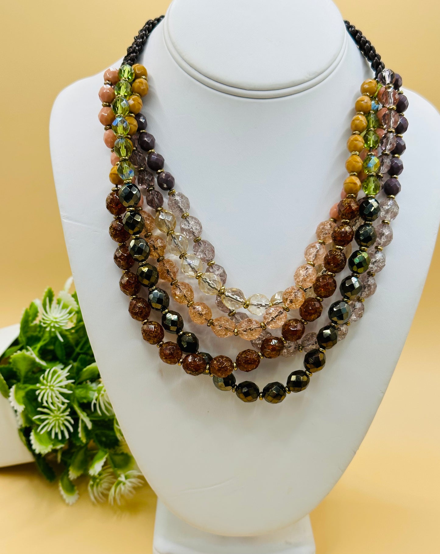 Multi strands Necklace N-163