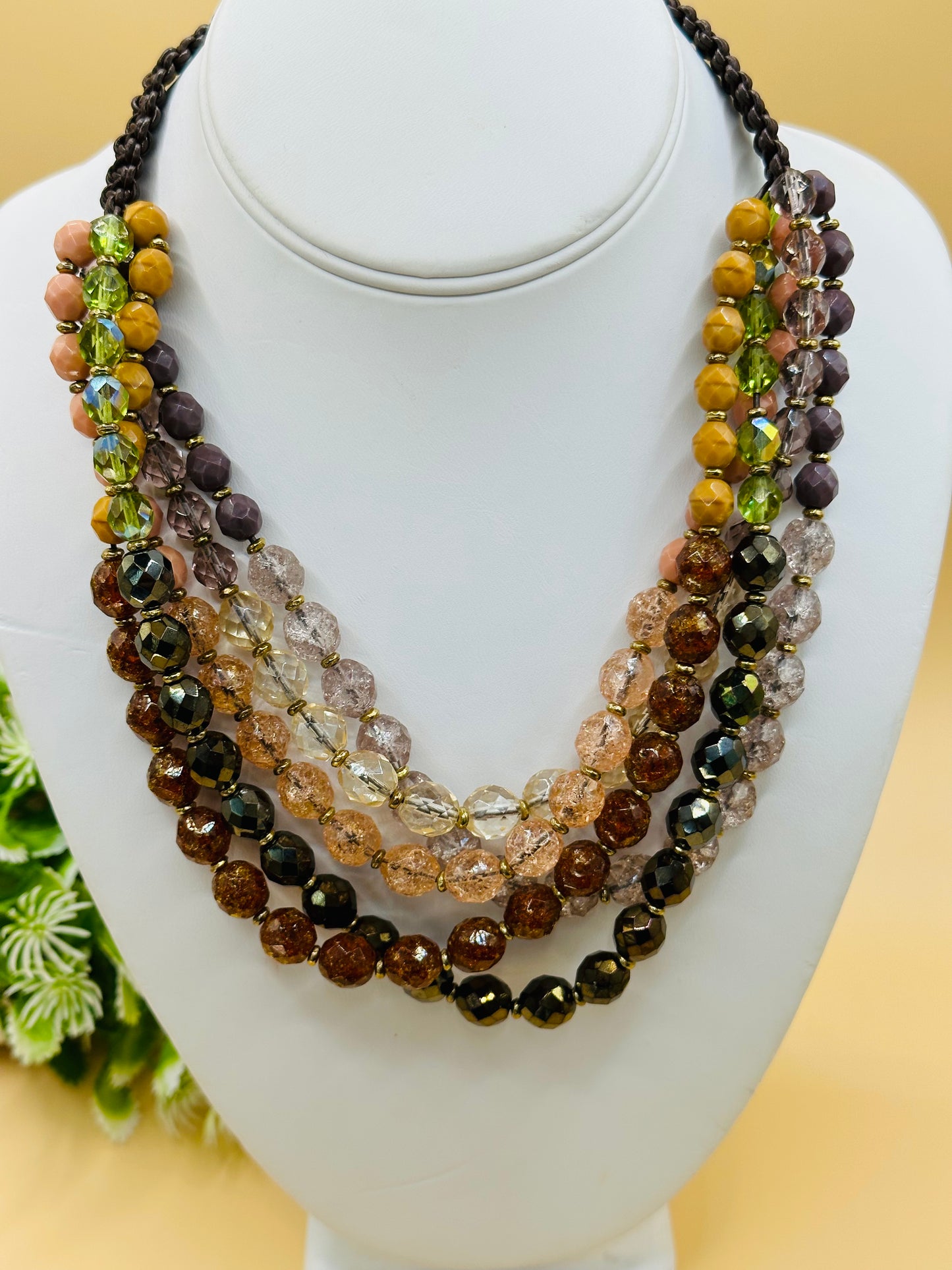 Multi strands Necklace N-163