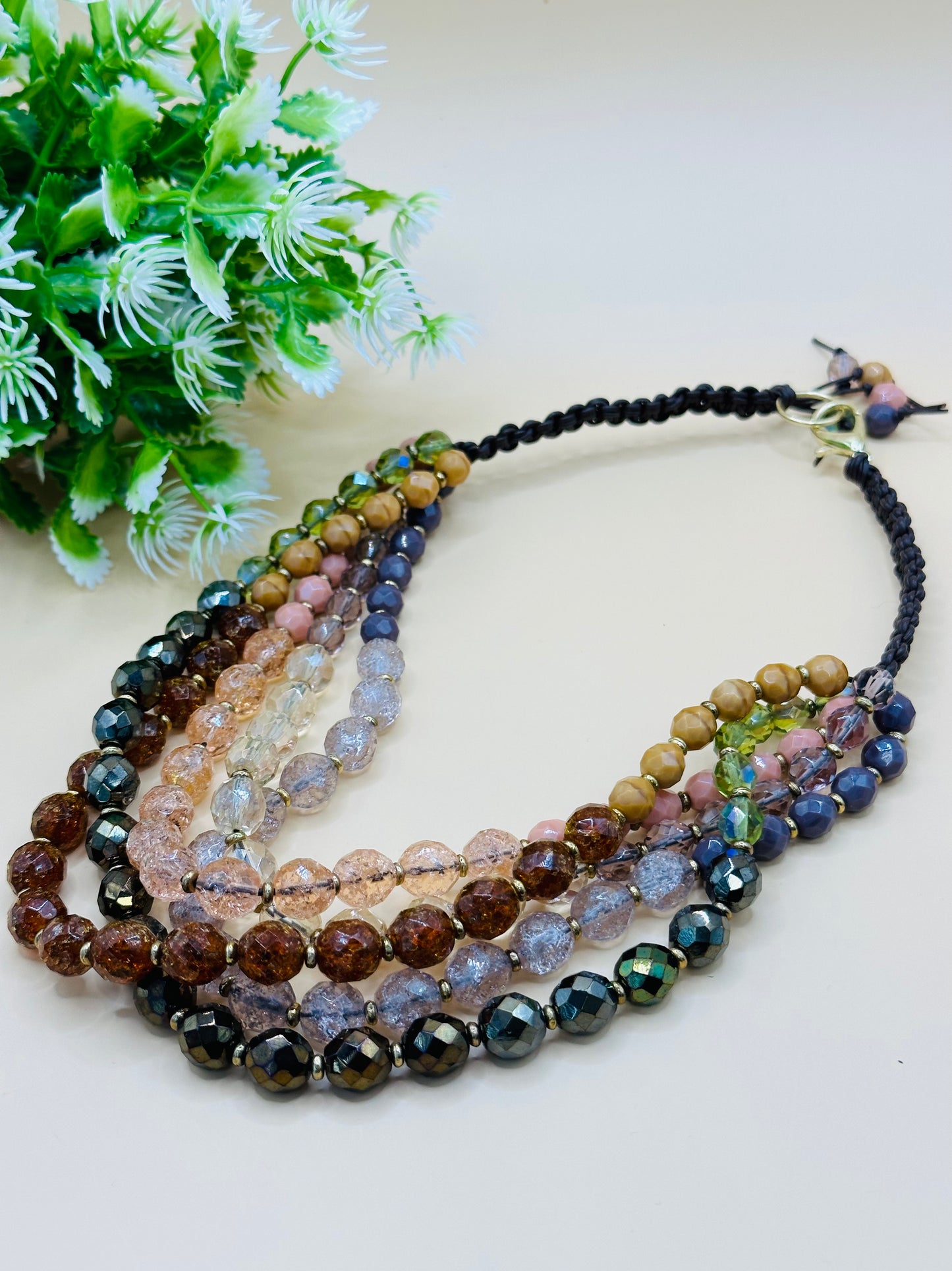 Multi strands Necklace N-163