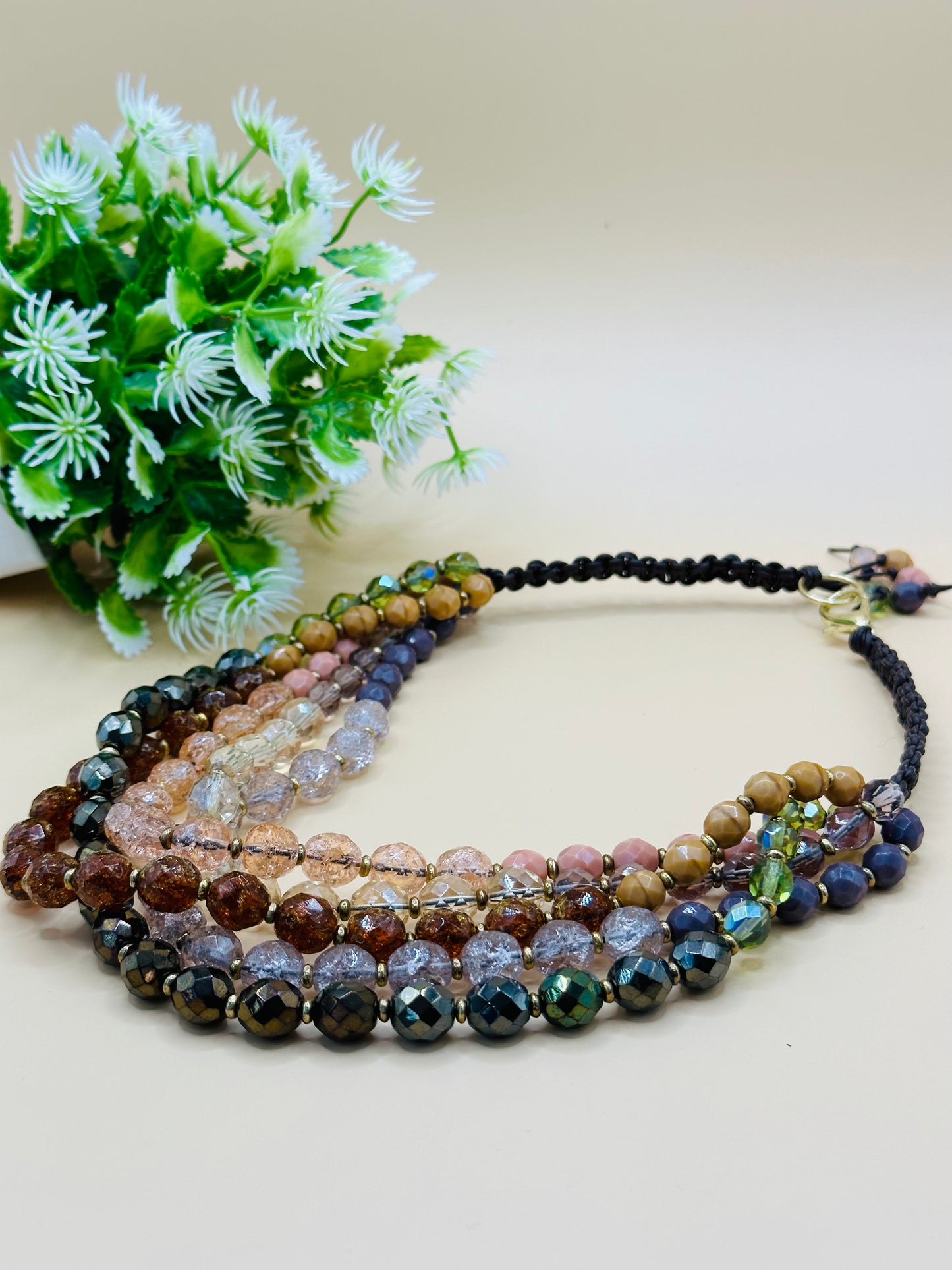 Multi strands Necklace N-163