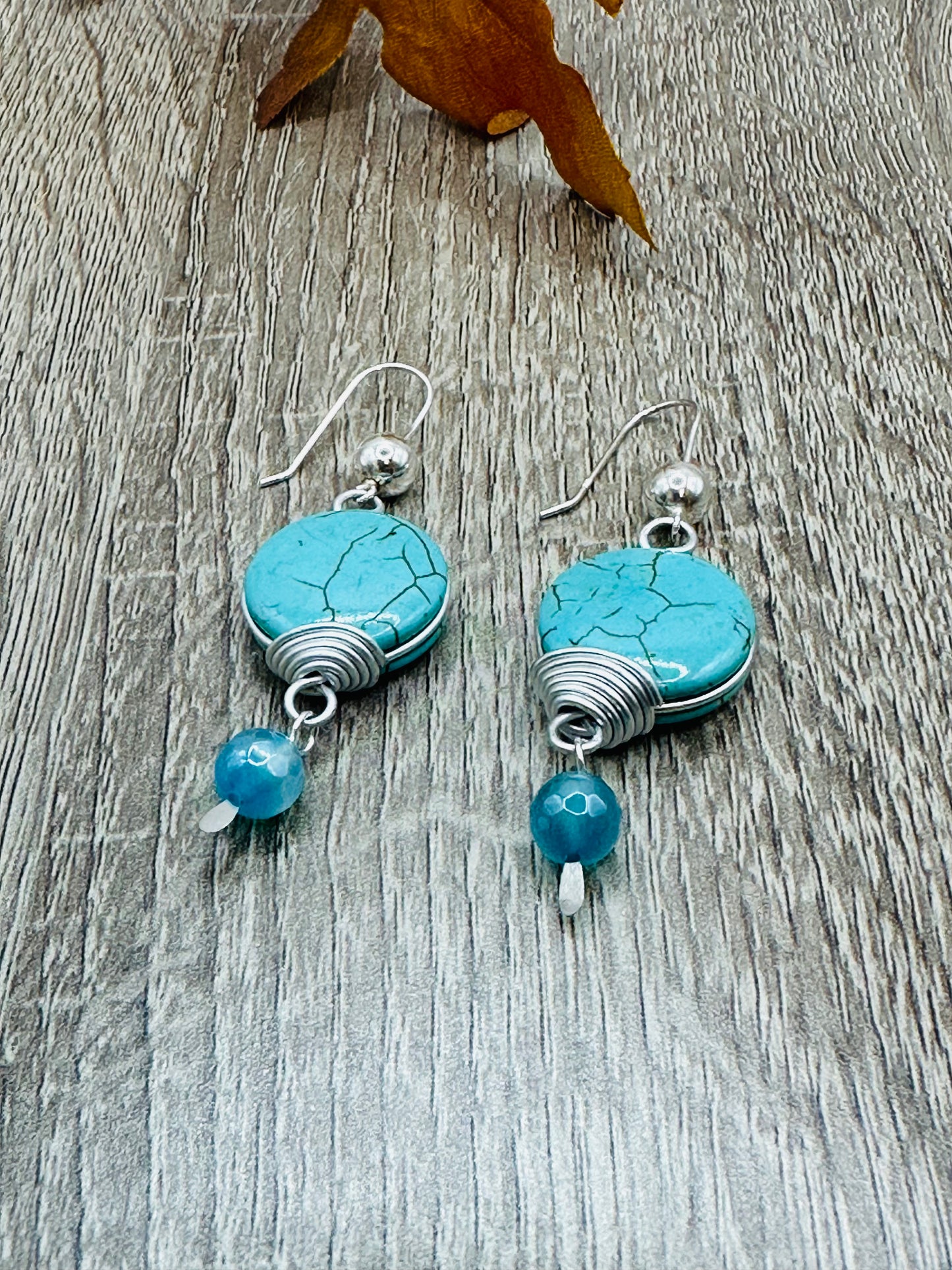 Turquoise Earrings E-233