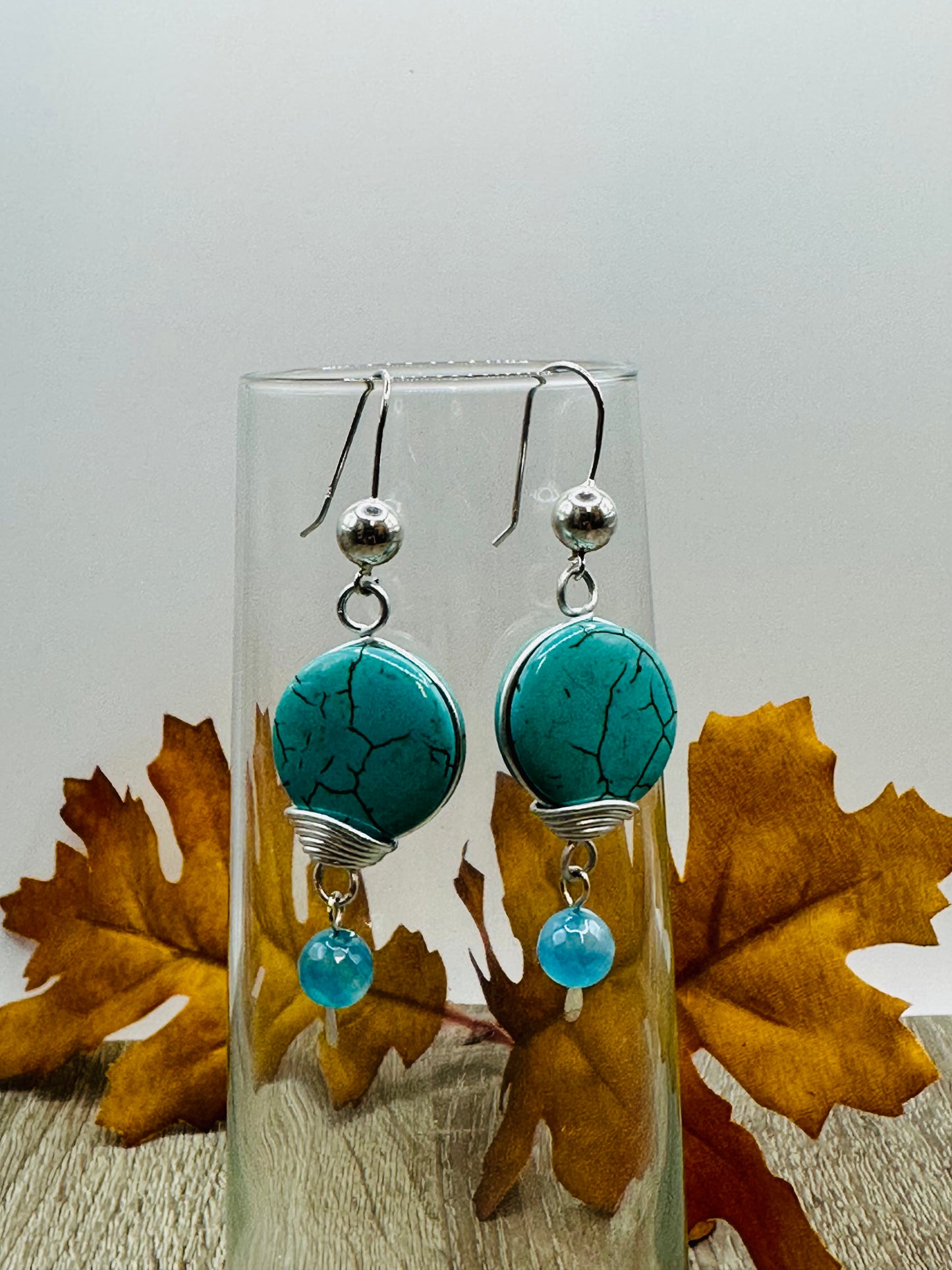 Turquoise Earrings E-233