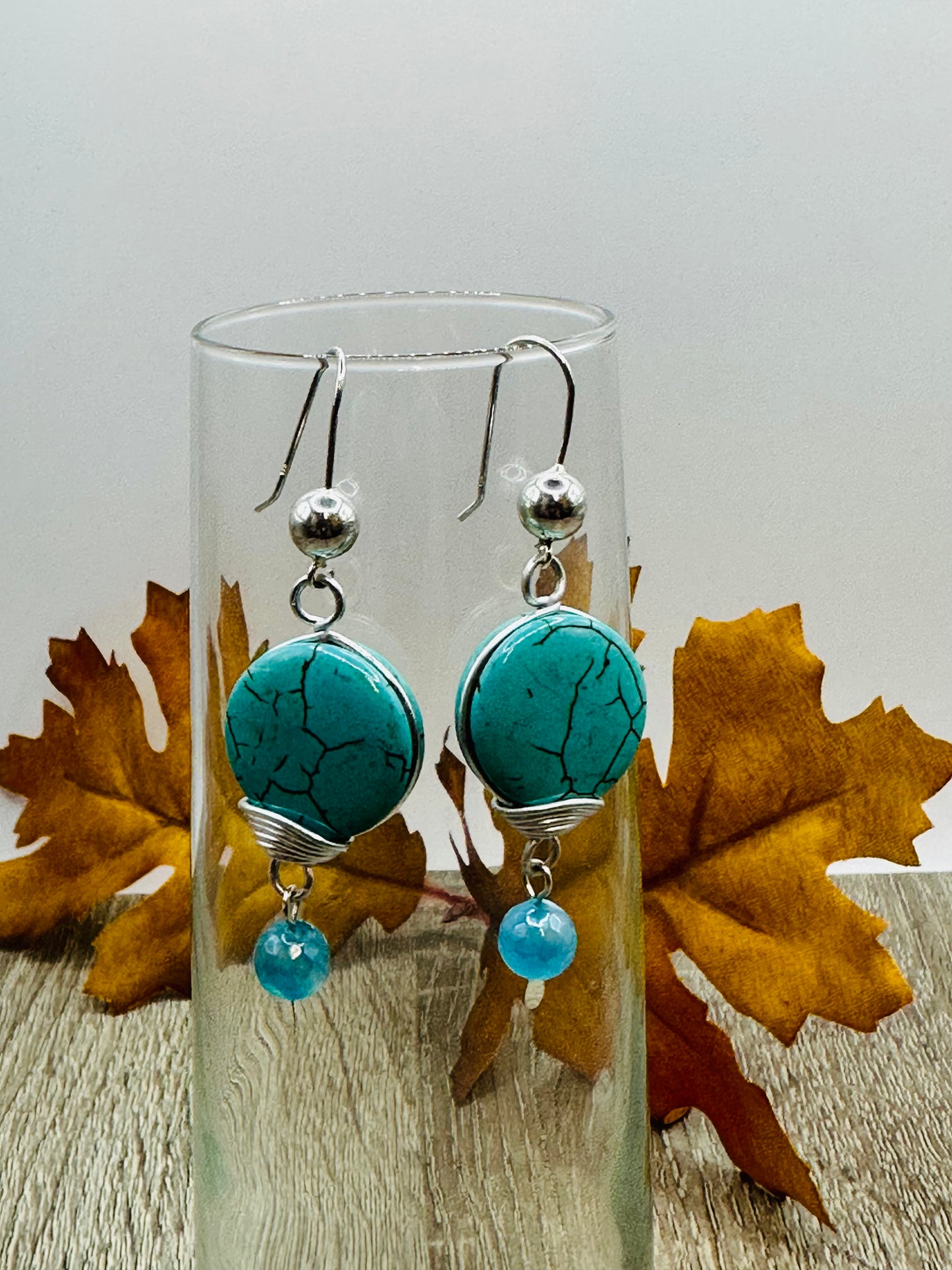 Turquoise Earrings E-233