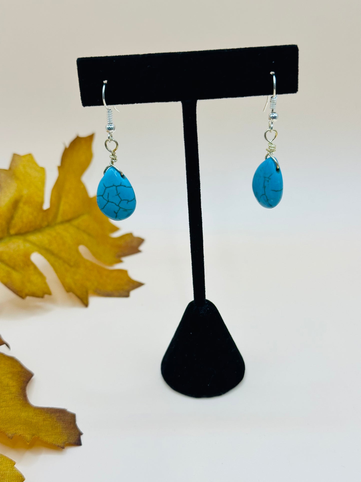 Turquoise drop Earrings E-297