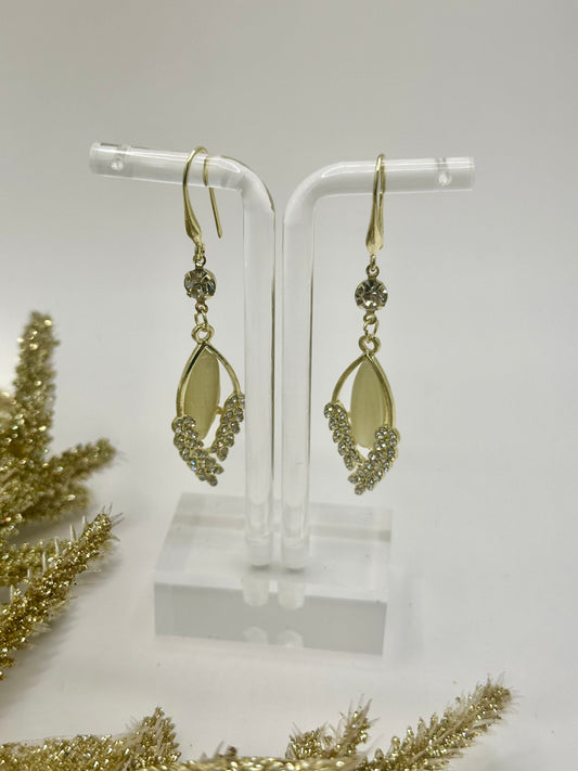 Earrings .925 crystal drops