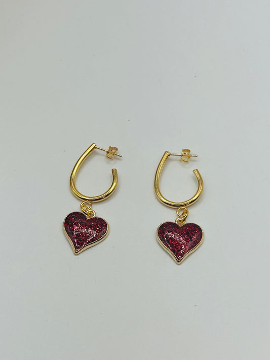 Hearts earrings VE-006