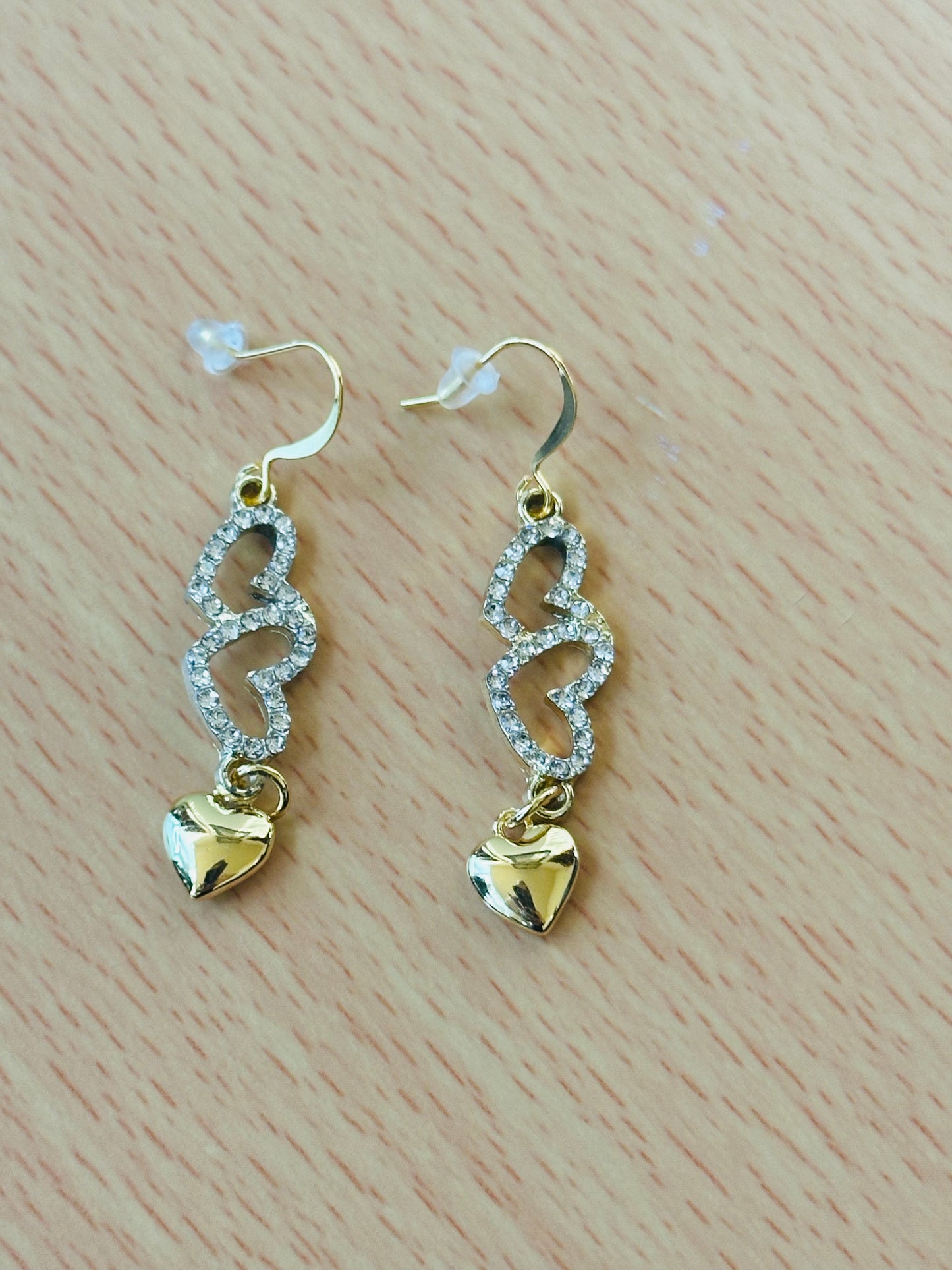 Hearts earrings VE-008